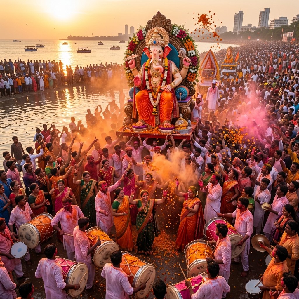 Maha Aarti & Visarjan